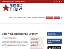 Tablet Screenshot of bluegrasscountry.org
